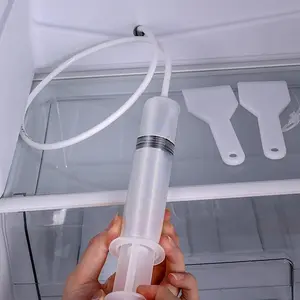 5-Piece Refrigerator Drain Pipe Hole Blockage Cleaner, Reusable Cleaning Tool Set, Home Kitchen Faucet Outlet Cleanser, Drain Clog Remover