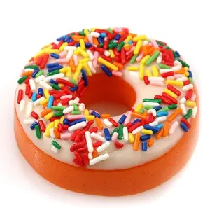 Gummy Donut - Sweet Breakfast Snack with Frosting and Sprinkles