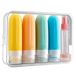[New Deal] 16 Pack Travel Bottles for Toiletries, 3Oz TSA-Approved Leakproof Travel Containers, Silicone Refillable Trip Essentials & Accessories for Shampoo, Conditioner and Lotion