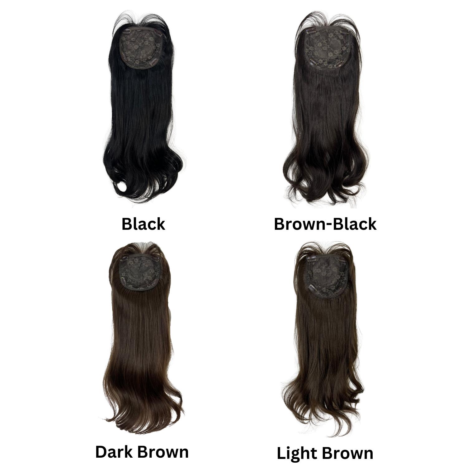 LUXSYA Hair Toppers - Curly - Big Waves