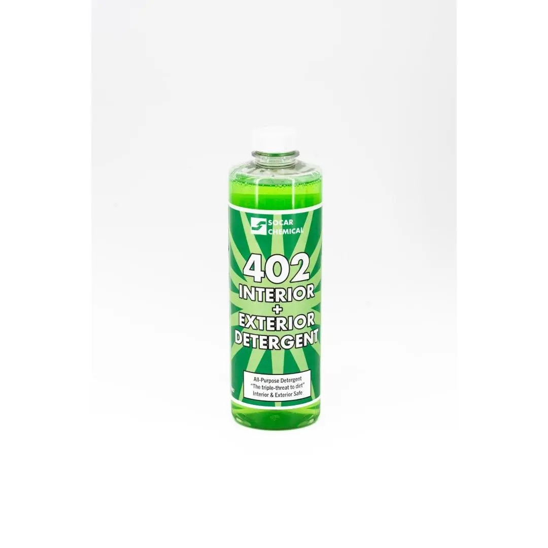 402 Concentrated Interior + Exterior Detailer, Interior Car Cleaner for Automotive Car Washing & Maintenance