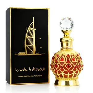 Natural Women's Perfume Oil Concentrate, Long-Lasting Floral Fruity Scent, Luxurious Scent, Middle Eastern Musk Aroma, 15ML Diamond Enamel Bottle, Elegant Fragrance, Romantic Perfume
