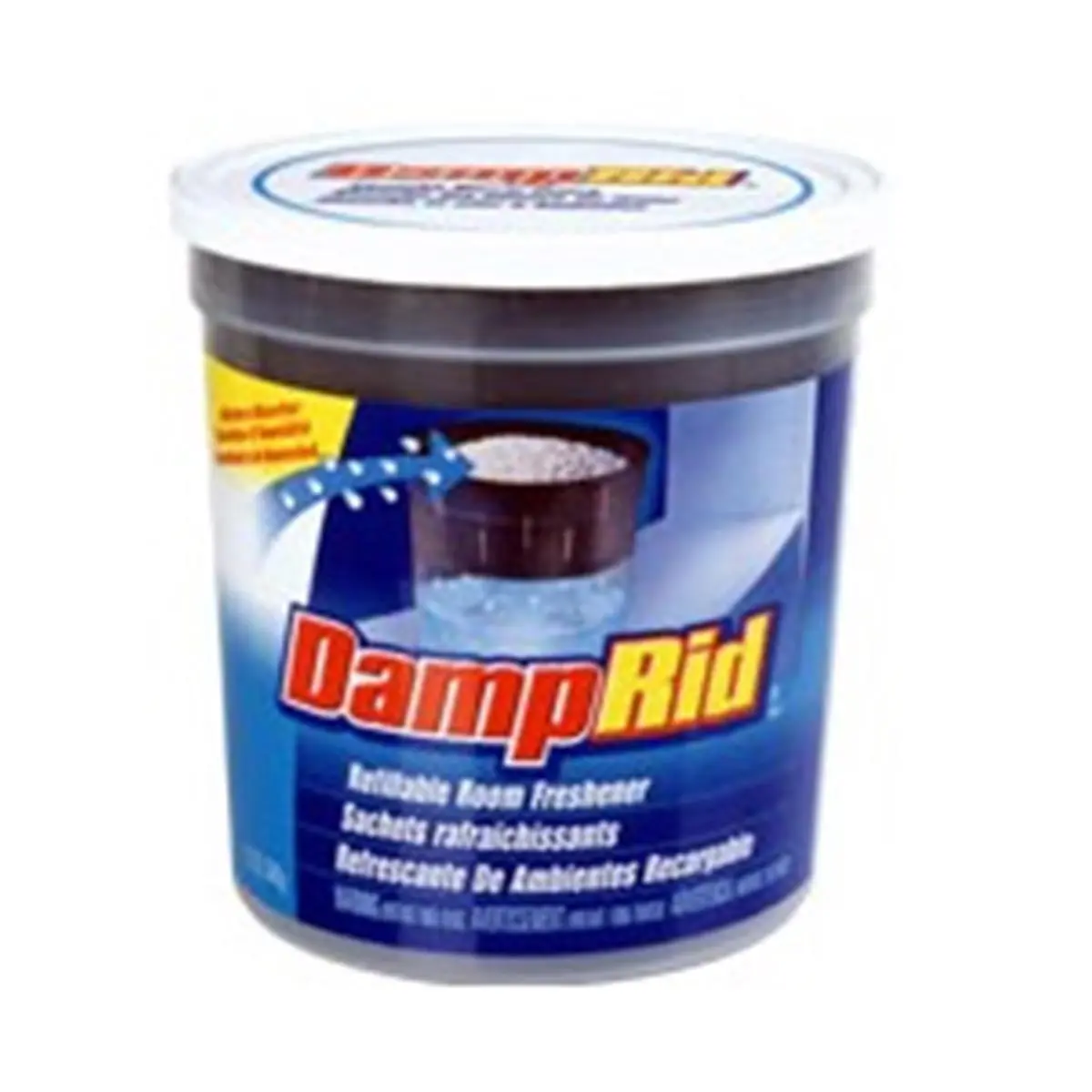 Damp Rid 12 oz. Refillable Moisture Absorber, Eco-Friendly, Non-Toxic, Septic Safe, Prevents Damage Caused by Excess Moisture, Highly Absorbent, Maintains Freshness