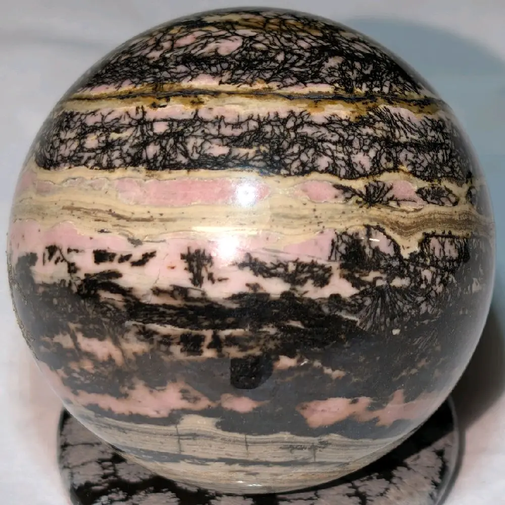 Rhodonite sphere