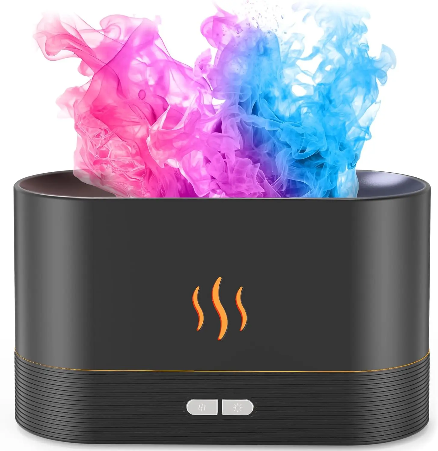 7-Color Flame Aroma Diffuser – Silent humidifier, auto shut‑off, and mesmerizing flame flicker. Perfect for office zen, home spa, or yoga flow. Breathe easy, relax deeper, and watch the colors dance. Your senses just found their new best friend.