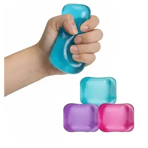 Nice Cube — Super Sturdy Squeeze Toy — Ice-Themed Cubes for Kids and Adults — Stress Relief Toys, Fidget Toys, Anxiety Relief, Sensory Play — Taba Squishies