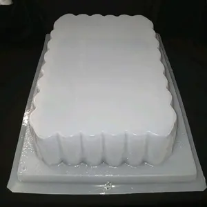 Rectangle 7 Scalloped Dessert Mold