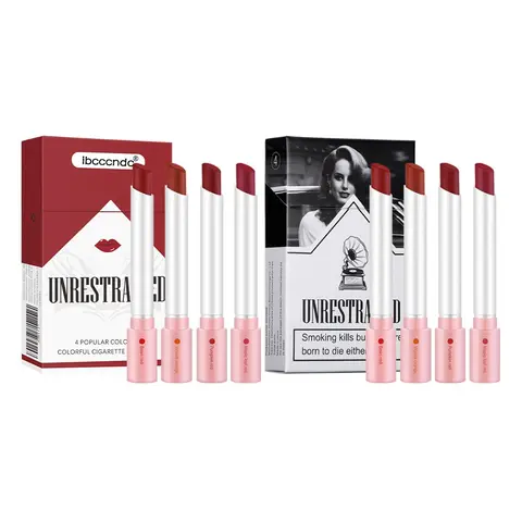 Long Lasting Matte Lipstick, 8 Pieces Moisturizing Easy Coloring Lip Sticks, Comfortable Moisturizing Lip Makeup, Suitable for All Occasions, Summer Gifts, Moisturize