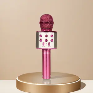 Karaoke Microphone for Kids & Adults  Bluetooth Singing Mic Echo Effect, Built-in Speaker Portable for Party Travel Gifts space