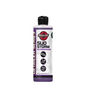 Renegade Products | Sud Storm Wash, Wax, & Shampoo 16oz – High-Foam Car Soap with Carnauba for Buckets & Foam Cannons