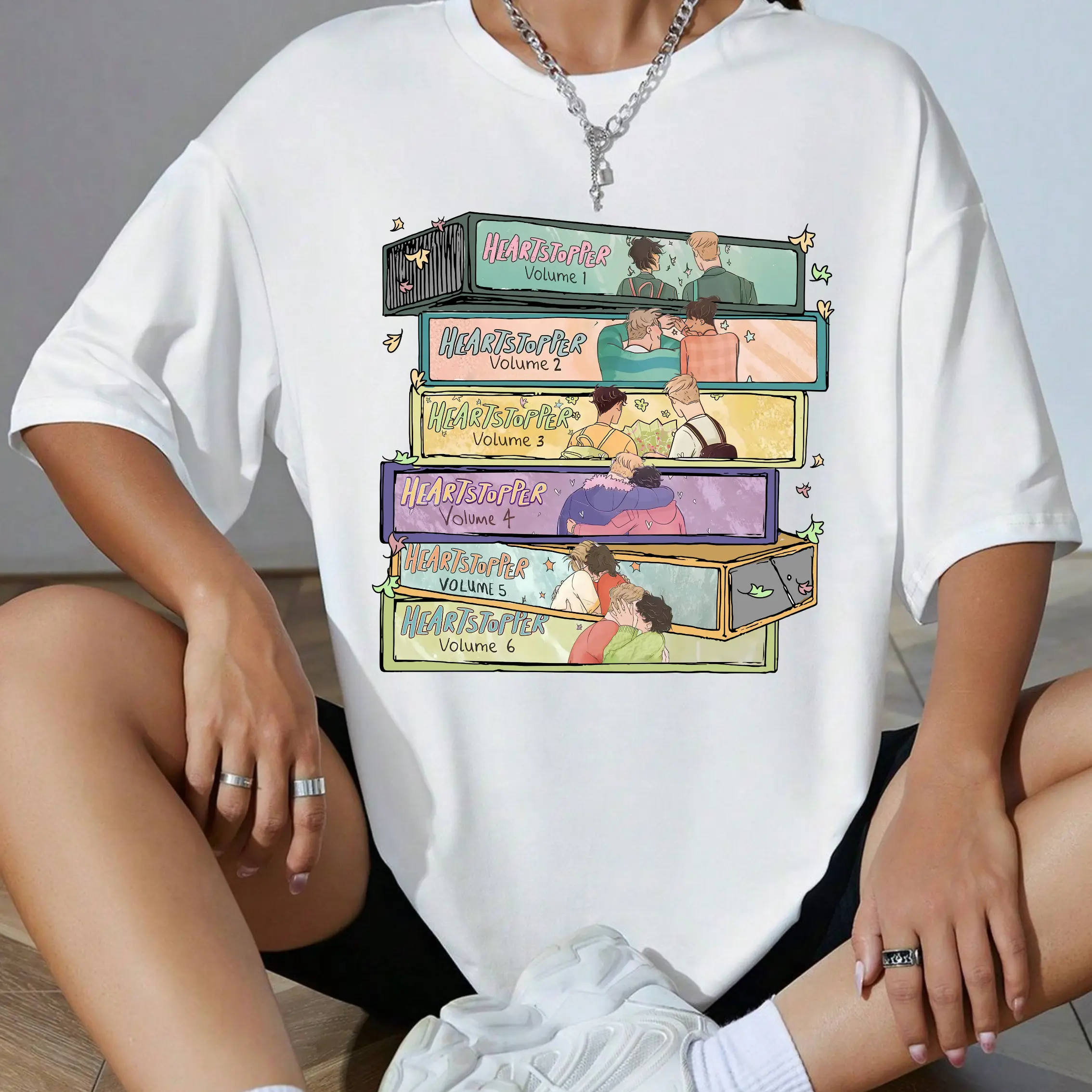 HeartStopper Comic Book Series Shirt, Narlie , Nick&Charlie T-Shirt, LGBTQ+/Pride Month Comfort Colors Fan Gift Top Unisex Top Sweatshirt Hoodie