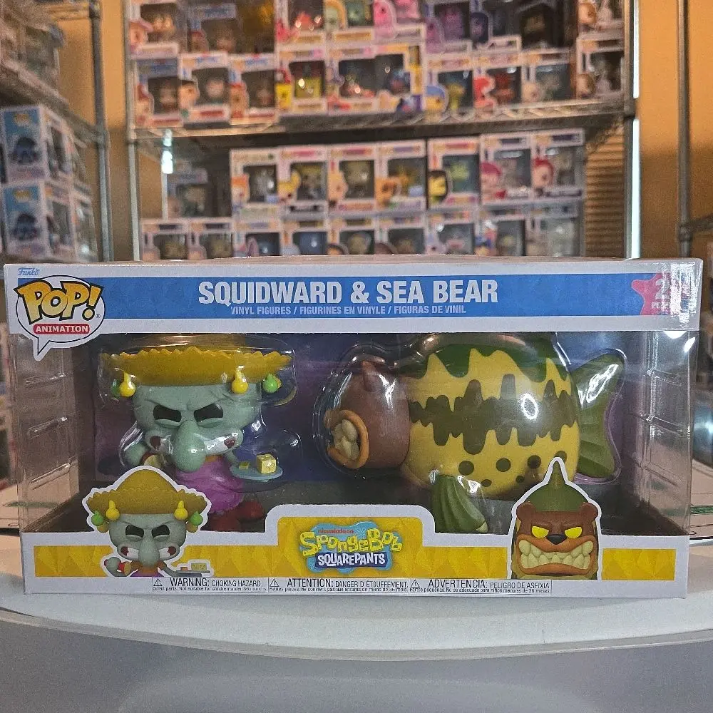Funko Pop Nickelodeon Squidward & Sea Bear 2-Pack SpongeBob Squarepants