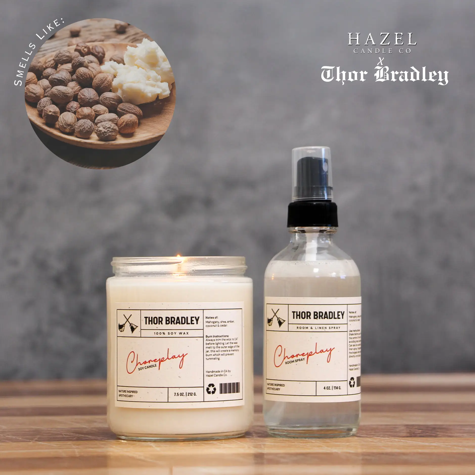 Choreplay Soy Candle by Thor Bradley