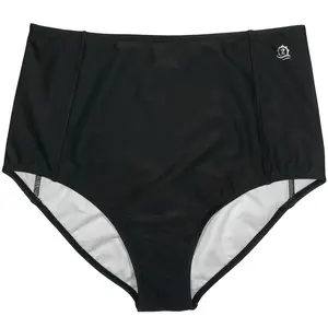 SwimZip Women's UPF 50+ High Waist Bikini Bottoms