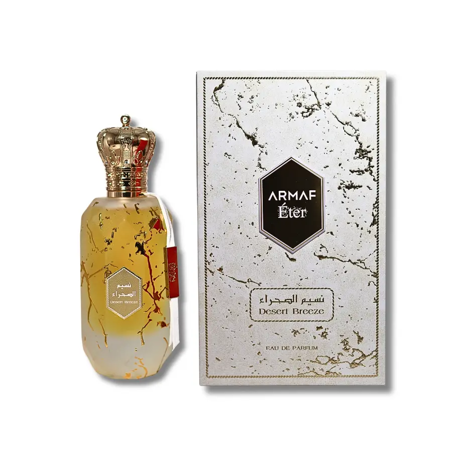 Armaf Eter Desert Breeze Eau De Parfum - Unisex Fragrance for Adults, Aromatic Citrus Floral Woody Signature Scent, Daily Wear, 100ml / 3.4 fl oz, Citrus Floral Scent, Self Care Products, Fresh, Single Item, Lightweight And Versatile, Liquid, Regular Edit