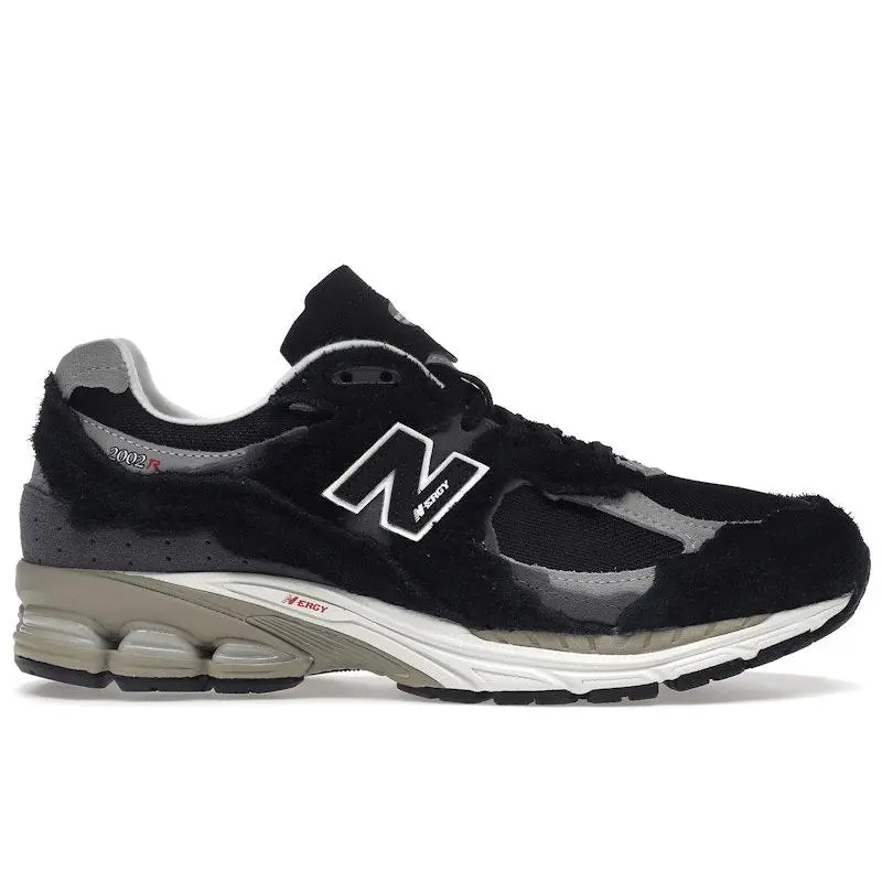 New Balance Men's 2002R Protection Pack Black Grey Running Shoes, from StockX