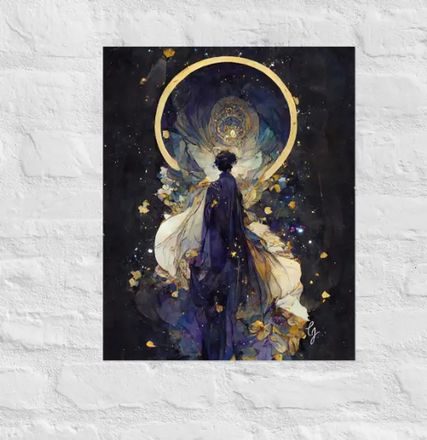 Face Full of Stars Galaxy poster