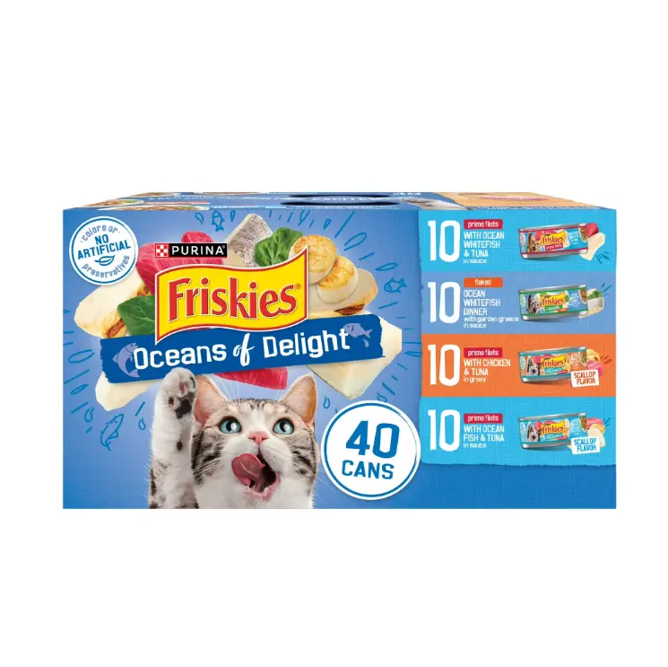 Purina Friskies Gravy Variety Pack, Wet Cat Food, 5.5 oz Cans