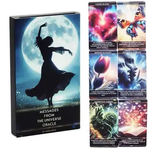 36 Card Deck, Messages From The Universe Oracle Cards, Divination Fortune Telling Game, Ideal for Beginners, Perfect Holiday Gift, Explore Your Destiny, Card Games, Tarot Card Decks
