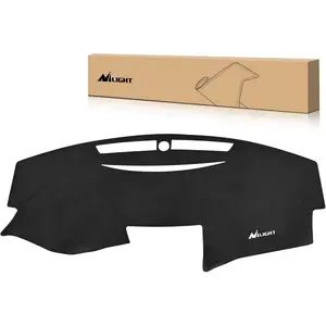Nilight Dash Cover for Toyota Camry 2007 2008 2009 2010 2011, Custom Fit Suede Dashboard Mat Non‑Slip Sunshade Glare Protector Interior Accessories Black Premium Driving Safety, Uv Protection, Easy Install