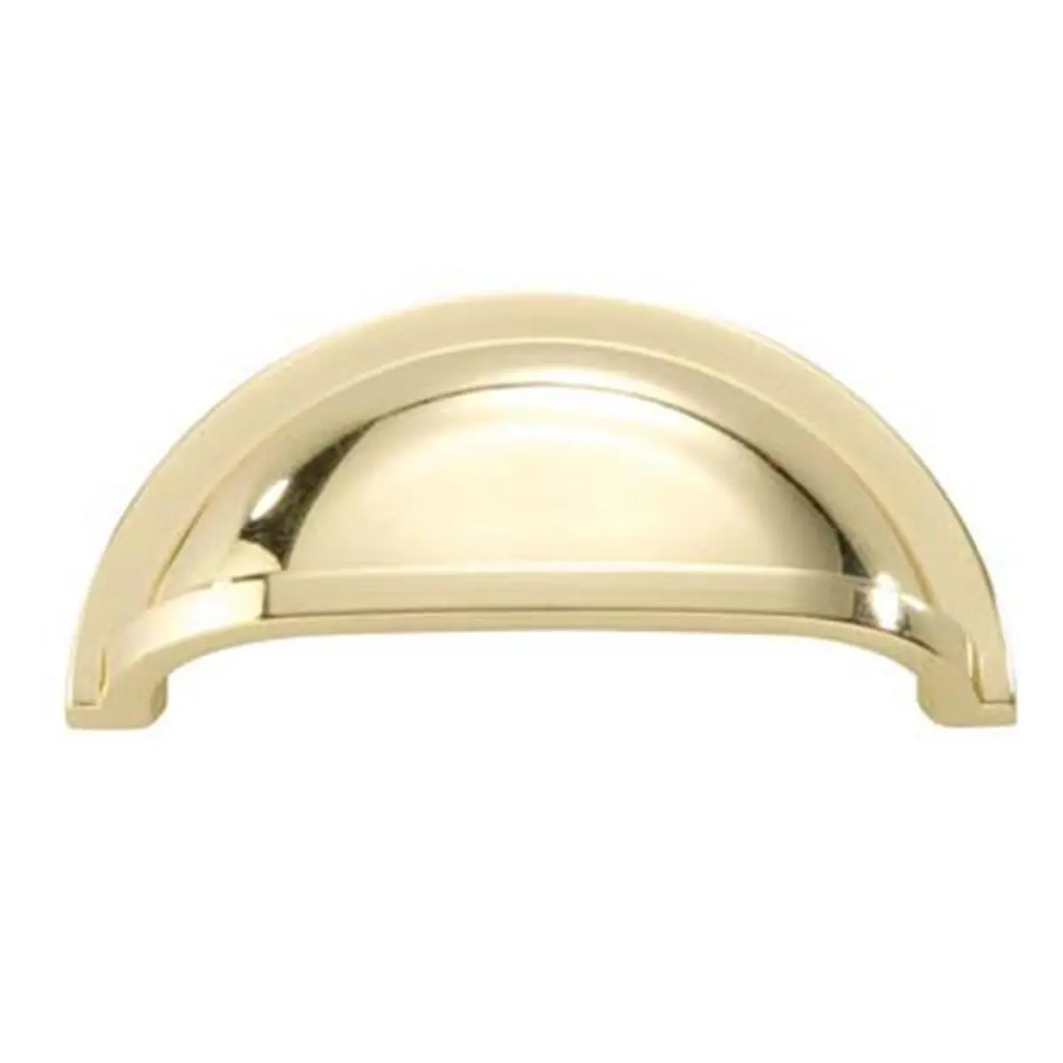 BWP3055 PB Belwith 3 in. Center Cup Pull- Polished Brass