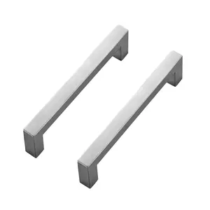 Ravinte Square Bar Kitchen Cabinet Handles Cabinet Pulls Drawer Pulls with 6-1/4 Inch Hole Center Kitchen Cabinet Hardware