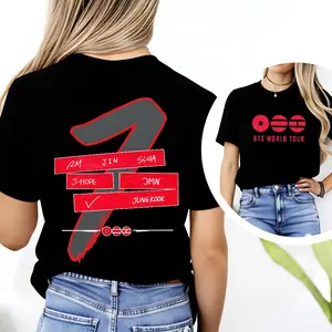 100% cotton casual style T-shirt - 2026 World Tour Edition - Designed for fan gifts in summer and autumn seasons. Suitable for wearing at concerts or parties.