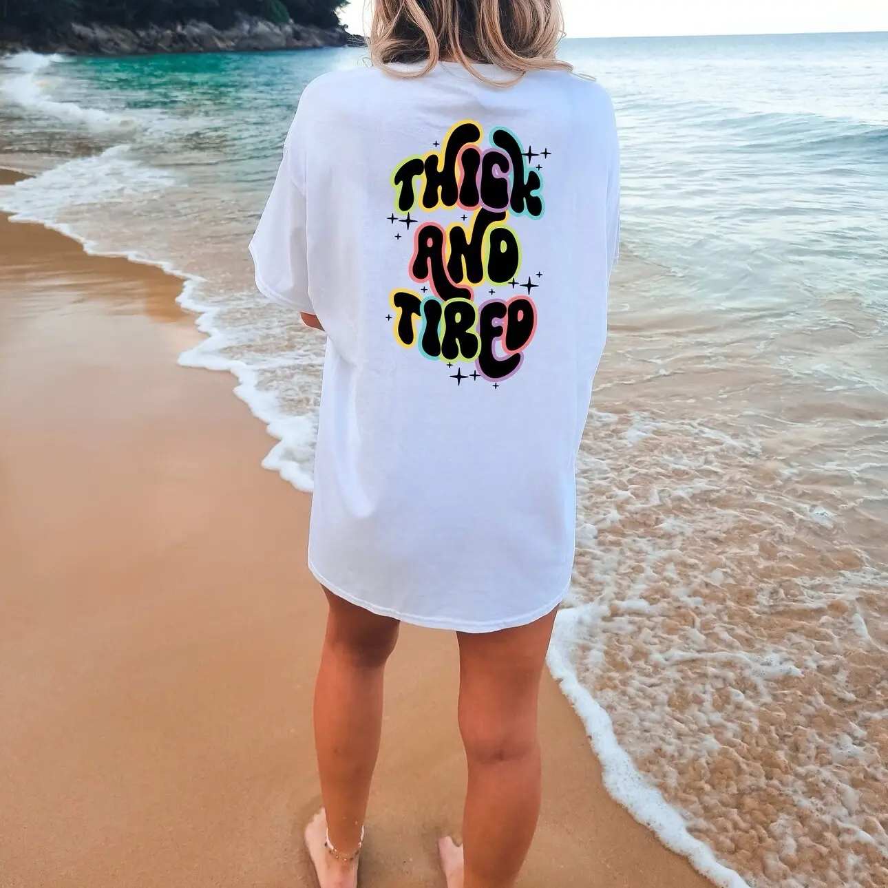 Thick and tired t-shirt unisex