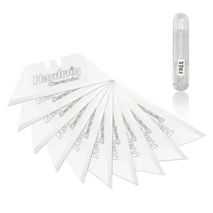 Zirconia Ceramic T-Style Utility Blades 10-Pack – Super Hard, Razor-Sharp & Corrosion-Free | Long-Lasting for Precision Cutting, DIY & Crafts