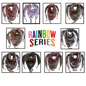 Threads of Joy – Rainbow Keffiyeh Series
