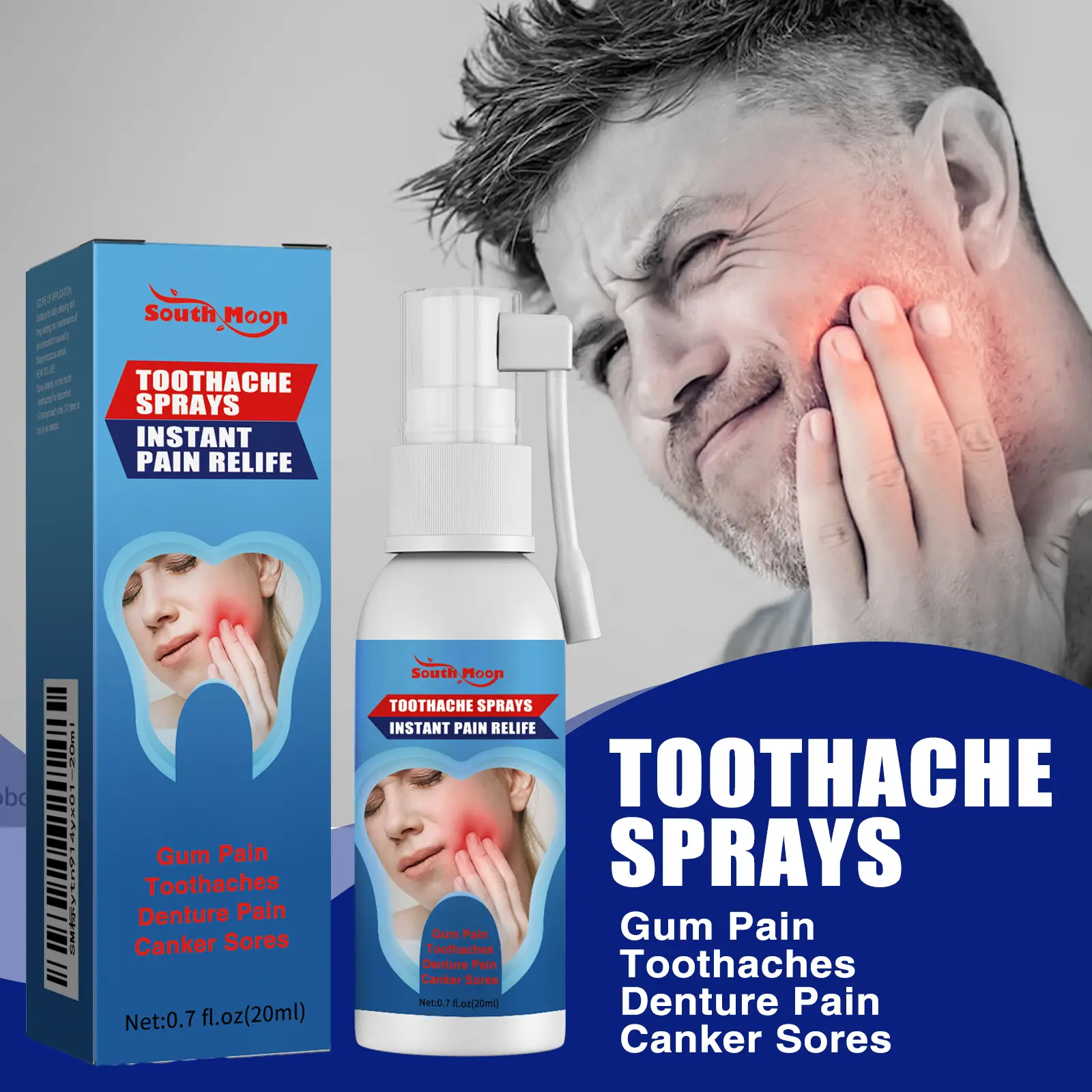 Oral Care Spray for Sensitive Teeth & Gums – Gentle Daily Dental Spray to Soothe Gum Discomfort, Support Tooth Protection & Freshen Breath