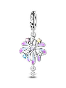 DIY Firework Pendant Necklace Jewelry Making Kit, Perfect Gift for Women & Girls, Ideal for Birthday Christmas Halloween Celebrations