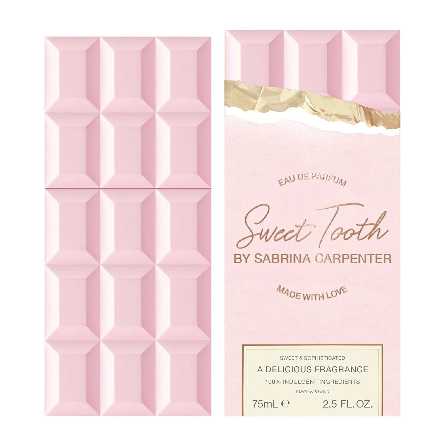 Sabrina Carpenter Sweet Tooth Eau De Parfum 75ml for Women - Chocolate & Ginger Fragrance