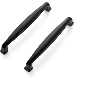5 Pack 5 Inch Kitchen Cabinet Handles Matte Black Pulls Black Drawer Pulls Kitchen Cabinet Hardware for Cupboard Drawer Handles
