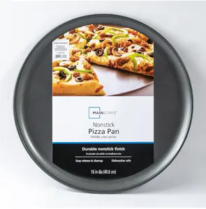 16 inch Non-Stick Pizza Pan, Large, Gray Kitchen Pasta