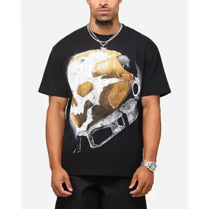 73Studio X Halo Halo Reach Emile Big Head Heavyweight T-Shirt Black