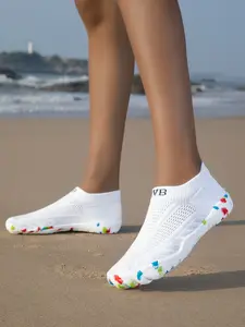 Women's Casual Hiking Shoes, Yoga Driving Shoes, Breathable Outdoor Shoes, Wide Head Design, Elastic Knit Fabric, Eva Sole, Comfortable Breathable Lightweight, All Seasons