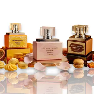 Lattafa | Decadent Delights | Rose Petal + Passion Fruit + Salted Caramel Bundle | Eau De Parfum | 50 ML | Unisex Fragrance | Lychee - Caramel & Passion Fruit Notes