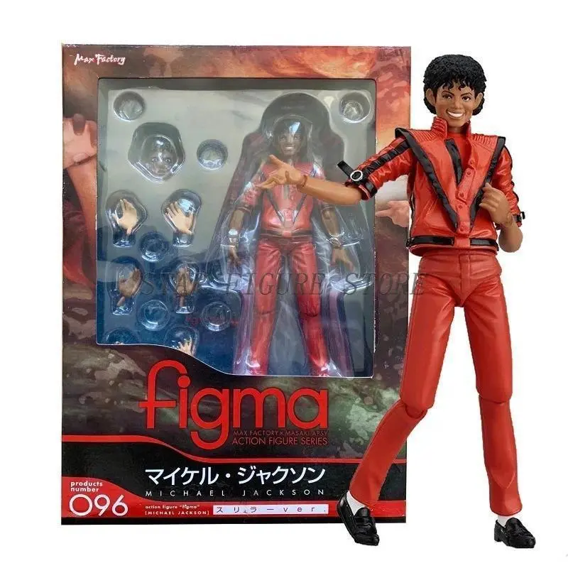 Figma 096 Michael Jackson Action Figure 14cm PVC Collection Decoration Smooth Criminal Movable Figurine Anime Jackson Model Toys