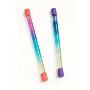 Glitter Water Baton Favor - Assorted Colors Glitter Water Baton Favor - Assorted Colors