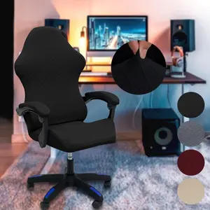 3-Piece Computer Gaming Chair Cover Set, Includes One Seat Cover and Two Armrest Covers, Stretchy Easy Washable, Perfect Gift for Gamers