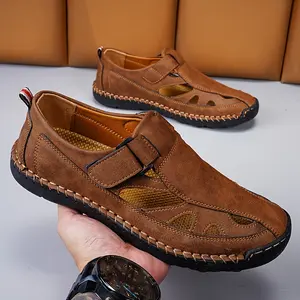 Men's Outdoor Slip on Casual Sandals Beach Shoes Fisherman Shoes