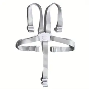 Adjustable Strap - Heavy-Duty Full Protection Seat Belt System for High Chairs, Secure Restraint with Soft Padding & Easy Adjustment (Compatible with Seats) - Ideal & - Durable & Comfortable Design for Enhanced Safety Triangle Lock