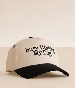 Busy Walking My Dog Baseball Hat