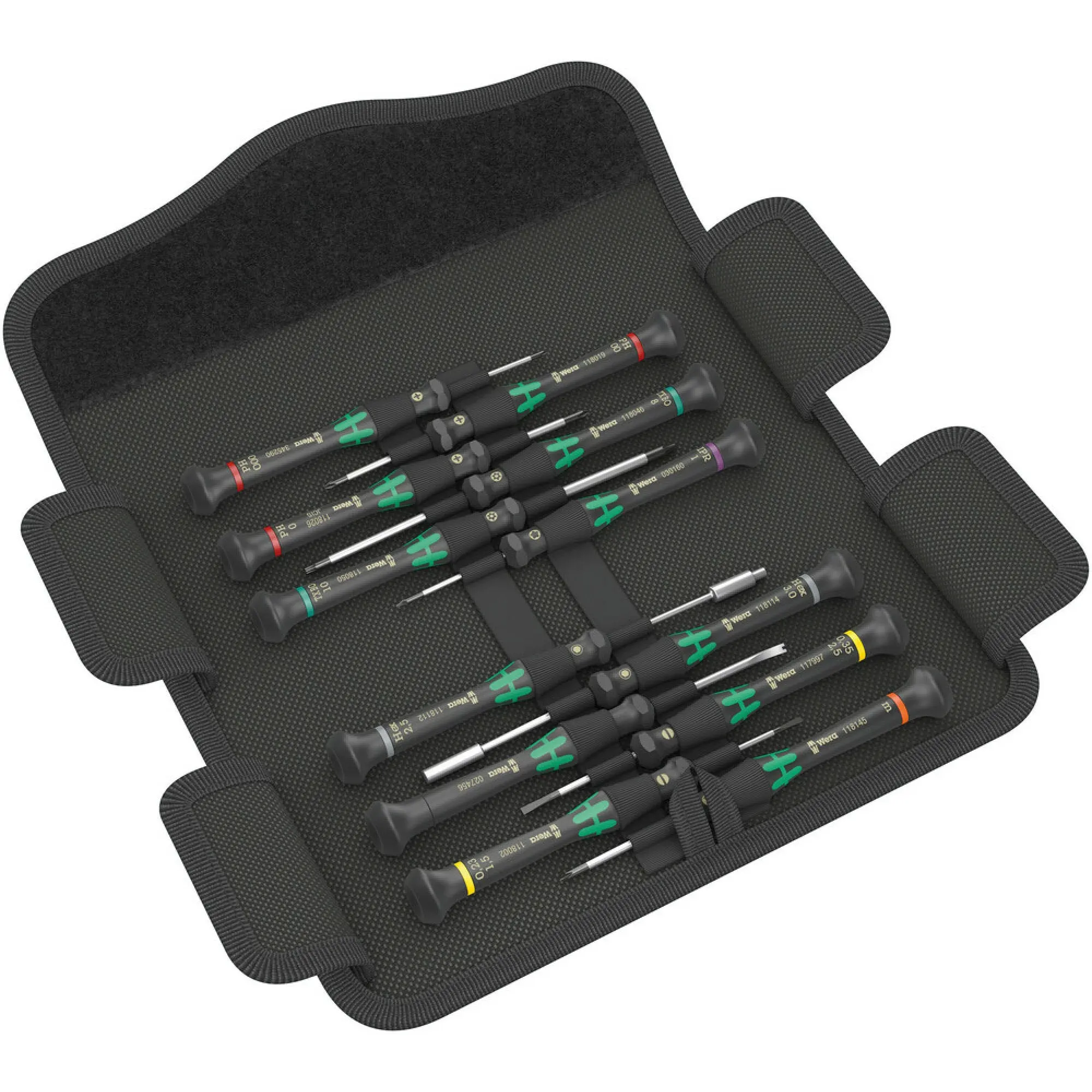 Wera Kraftform Micro 12 Electronics 1 Screwdriver set for electronic applications, 12 pieces