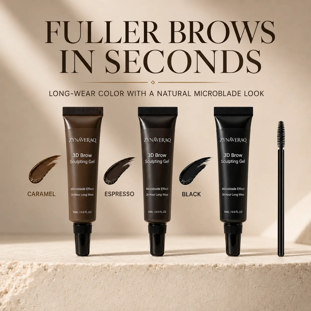 3D Eyebrow Tint Gel Kit Waterproof Smudge-Proof Wear Long Last Smudge Proof Eye Makeup Long-Lasting Natural for everyday use and soft makeup looks Dedicated makeup tools