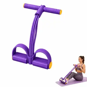 Portable Home Gym Foot Pedal Resistance Band, Multifunctional Elastic Pull Rope, Home Full‑Body Workout Yoga Stretching Equipment for Women, Special Gift for Holiday Birthday #SummerWins