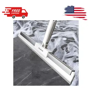 Rubber Squeegee Broom for Floor, Window 62" Long Handle
