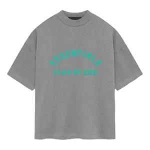 Fear of God Essentials SS24 Crewneck T-Shirt 'Dark Heather Oatmeal' 125SP242003F