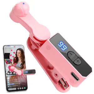 TikTok Smartphone Clicker, compatible with iPhone, iPad, and Android devices, featuring adjustable speed and a rechargeable automatic clicking mechanism—an instant clicker designed specifically for live-stream liking and social media tasks